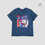T-shirt Japonais Maneki Neko Stylé en noir