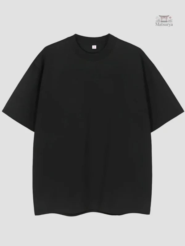T-shirt japonais en coton, style oversize