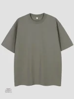 T-shirt coton uni, style inspiré du Japon