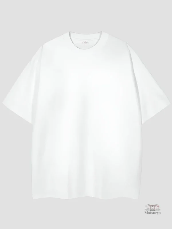 Coton uni, T-shirt japonais pour un style casual