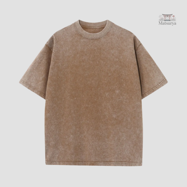 T-shirt Japonais Délavé Oversize