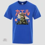 T-shirt au style japonais pour hommes et femmes
