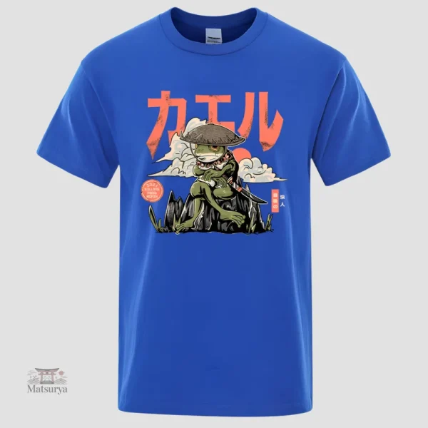 T-shirt au style japonais pour hommes et femmes