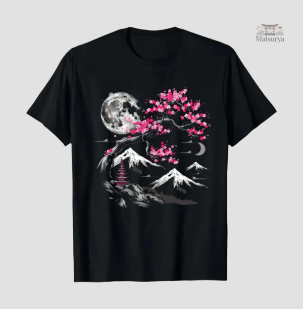 Sakura T-shirt inspiré de la culture japonaise