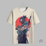 T-shirt Samouraï Japonais stylé et unique