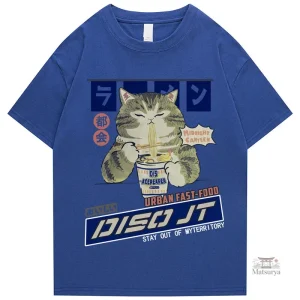 Mode japonaise : T-shirt en coton pour un look urbain