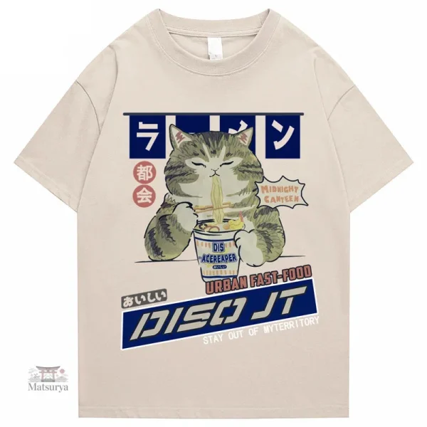 Vêtement streetwear japonais en coton, look contemporain