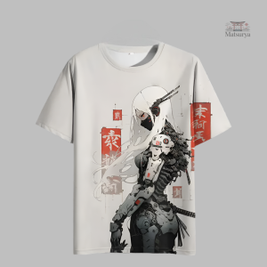T-shirt Japonais streetwear futuriste en design unique