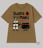T-shirt Maki coloré inspiré de la culture japonaise
