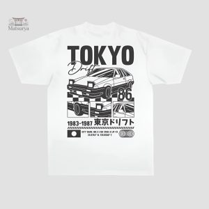 T-Shirt Japonais Tokyo Drift design urbain
