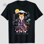 T-shirt Japonais, style moderne avec motif Tokyo