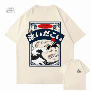 T-shirt Tokyo avec motif de vague inspiré du Japon
