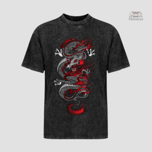 T-Shirt au look japonais tendance et décontracté