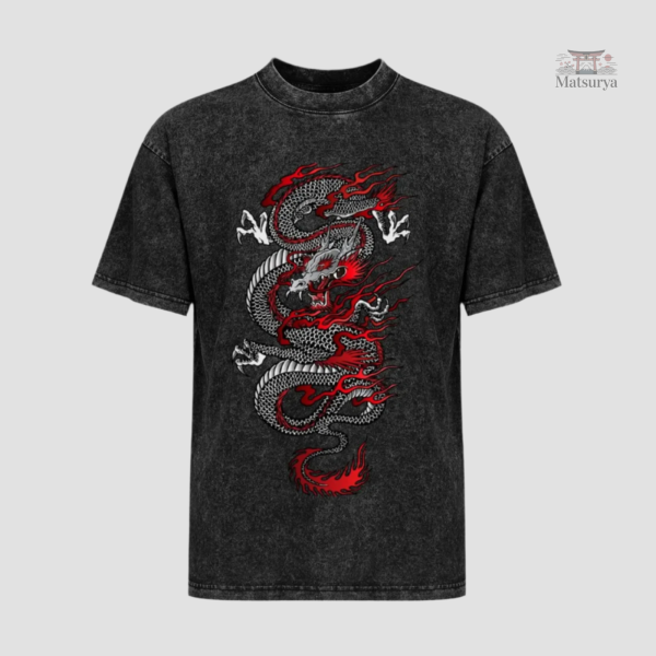 T-Shirt au look japonais tendance et décontracté