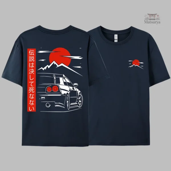 T-shirt Japonais Voiture