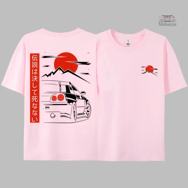 T-shirt au design de voiture japonaise