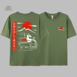 T-shirt stylé inspiré par le Japon
