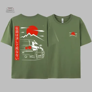 T-shirt stylé inspiré par le Japon
