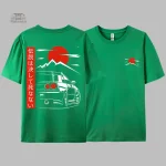 T-shirt graphique japonais automobile