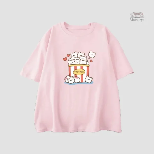 t-shirt-kawaii-1 T-shirt Kawaii avec motifs japonais colorés