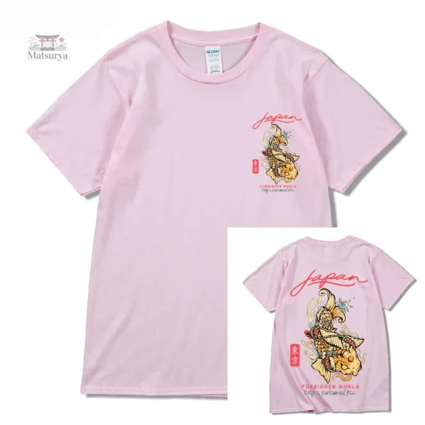 T-shirt Koï pour passionnés de culture japonaise