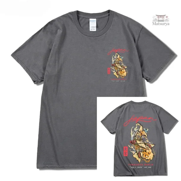 T-shirt Koï inspiré de l'art japonais