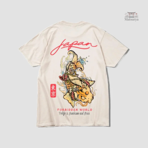 T-shirt motif Koï japonais pour homme