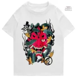 T-shirt à motifs orientaux élégants