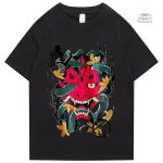 T-shirt avec graphique japonais unique