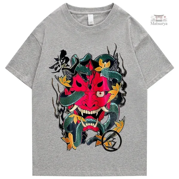T-shirt motif japonais moderne