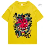 T-shirt japonais avec impression artistique