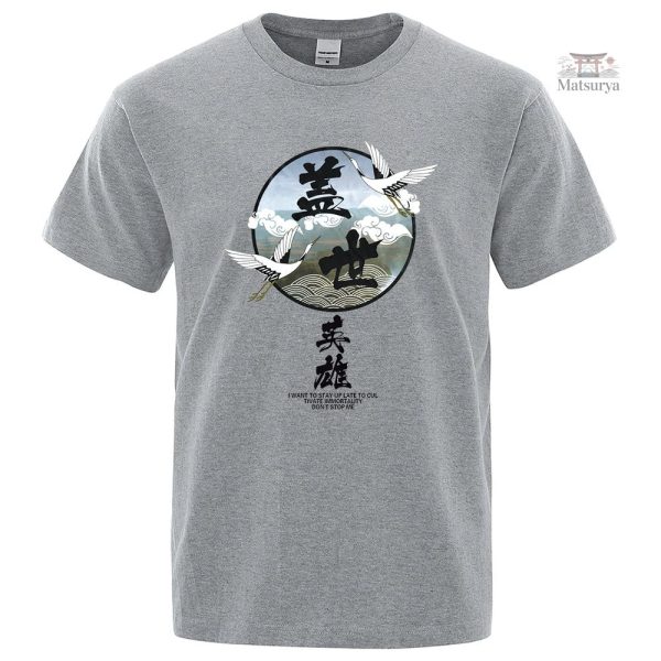 T-shirt homme avec motif japonais