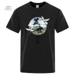 T-shirt homme à la mode motif japonais
