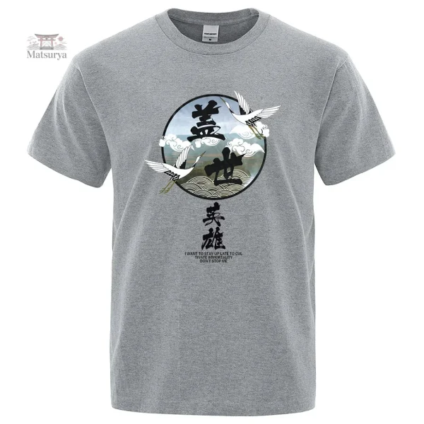 T-shirt homme motif artistique japonais
