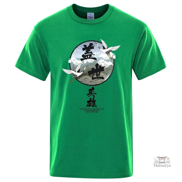 T-shirt homme motif graphique nippon