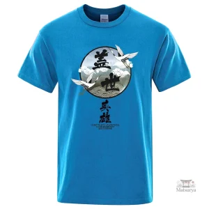 T-shirt homme motif traditionnel japonais
