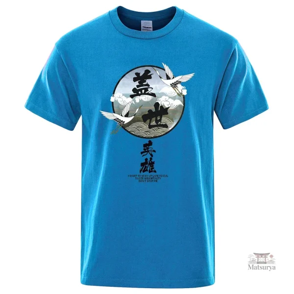 T-shirt homme motif traditionnel japonais
