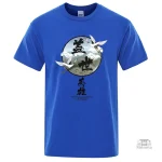 T-shirt homme avec motifs asiatiques