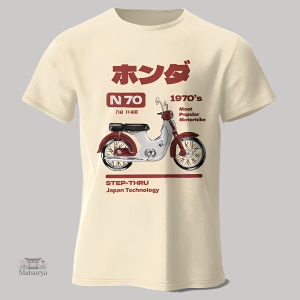 T-shirt au look vintage inspiré du Japon