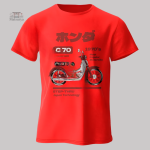 T-shirt Japonais au design de moto emblématique