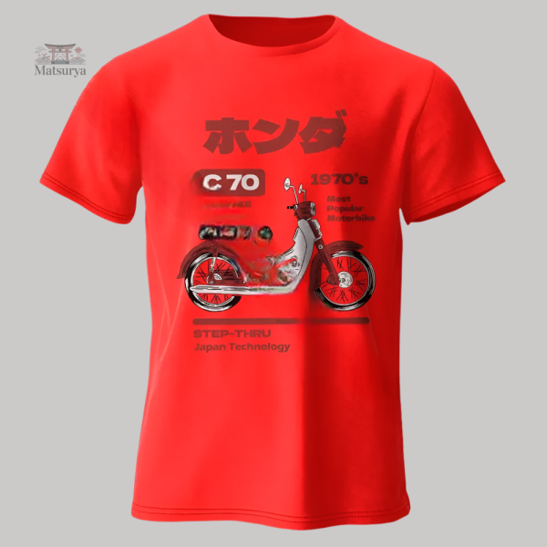 T-shirt Japonais au design de moto emblématique