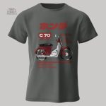 T-shirt Moto avec design vintage japonais