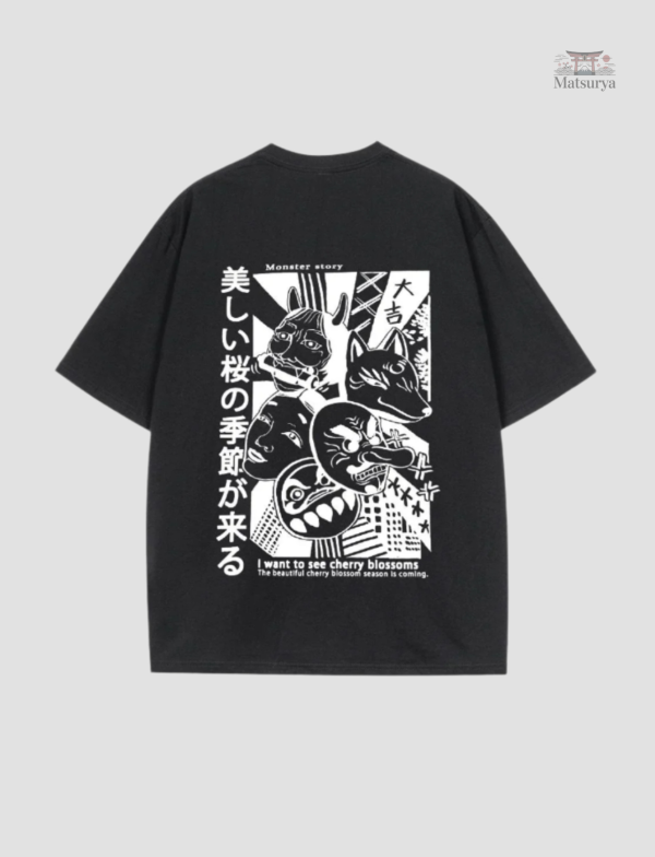 t-shirt-oversize-a-illustration-japonaise-1 T-shirt Oversize Japonais avec illustration artistique