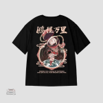 T-shirt homme japonais, coupe oversize confortable