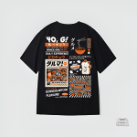T-shirt japonais ample, idéal pour un look moderne