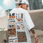 Vêtement oversize inspiré du style japonais contemporain