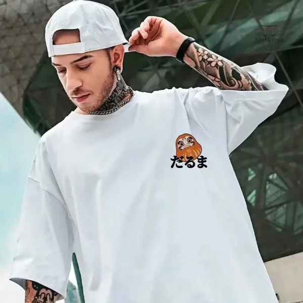 T-shirt japonais tendance avec coupe décontractée