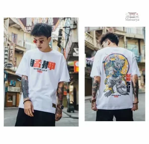 T-shirt streetwear inspiré de la culture japonaise