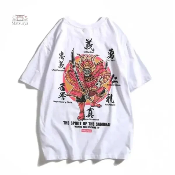 T-shirt au design japonais minimaliste et chic