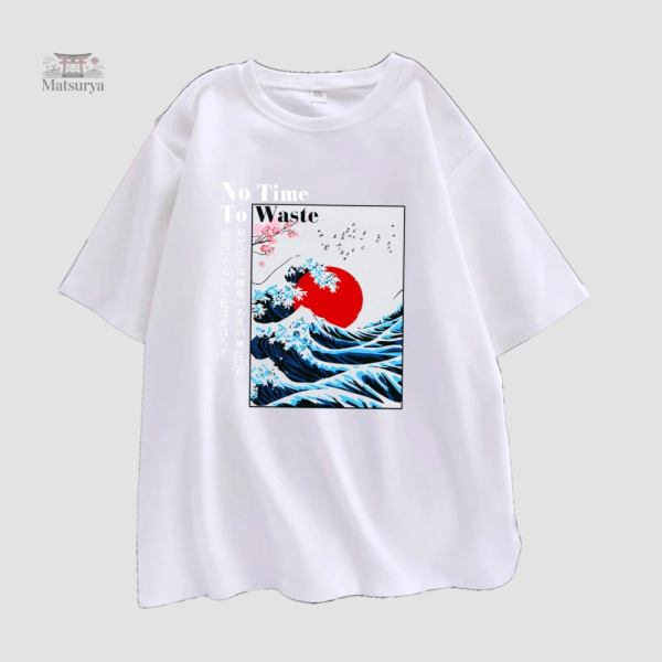 T-shirt japonais élégant pour femme